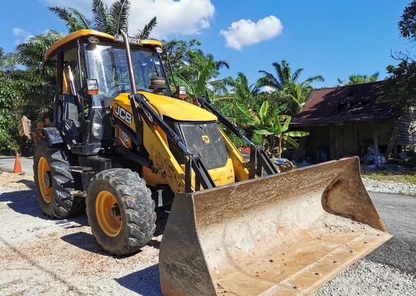 backhoe rental green city machinery GCM